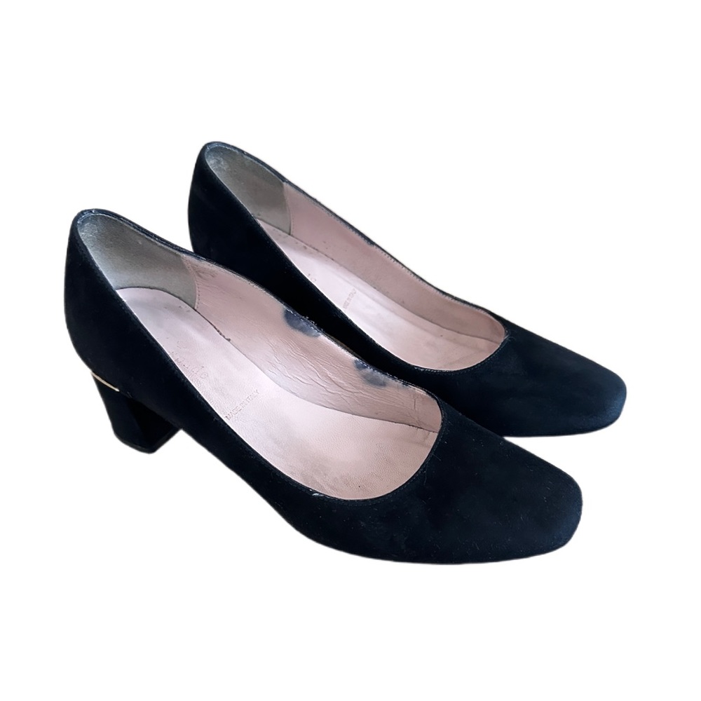 Kate Spade Black Slip-On Suede Pump